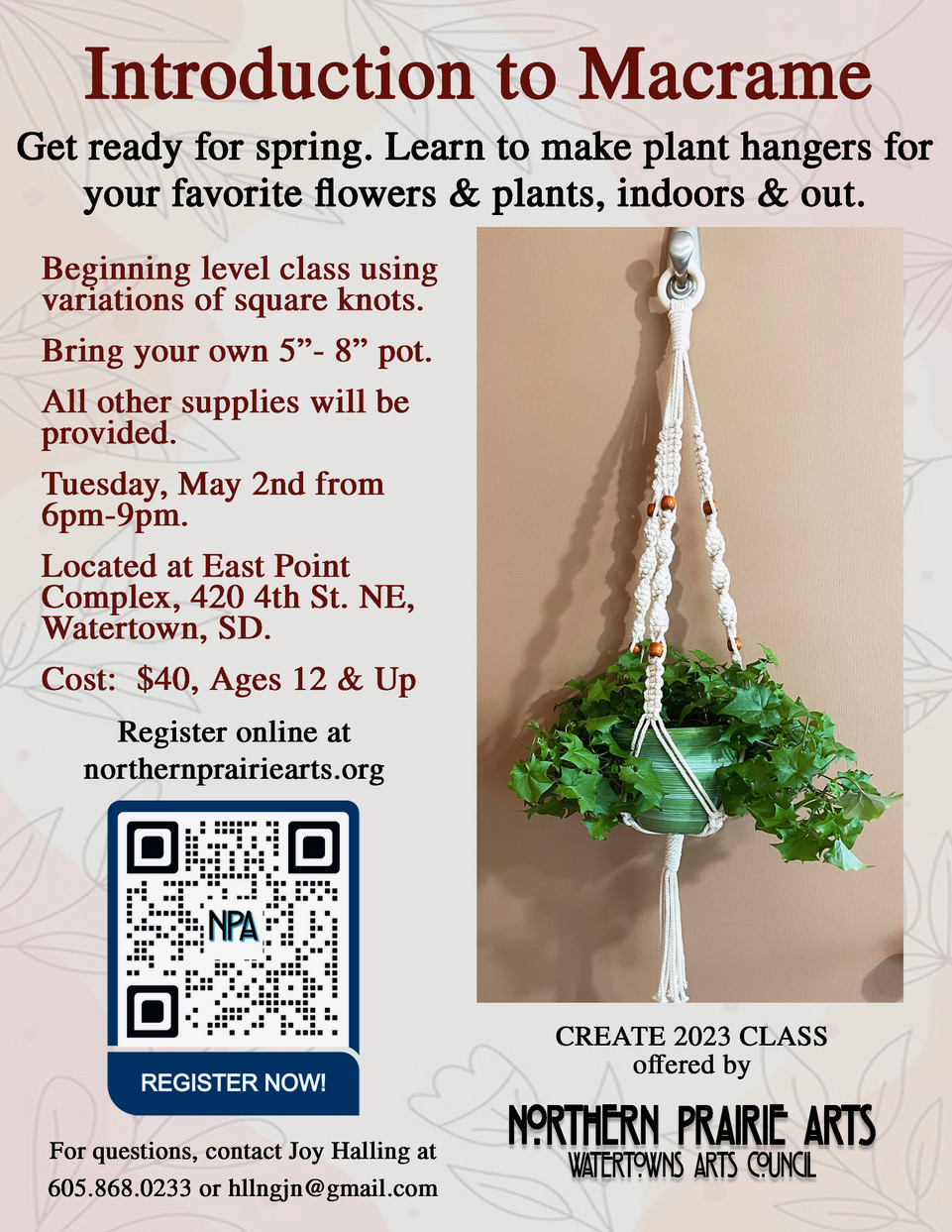 Introduction to Macrame Class