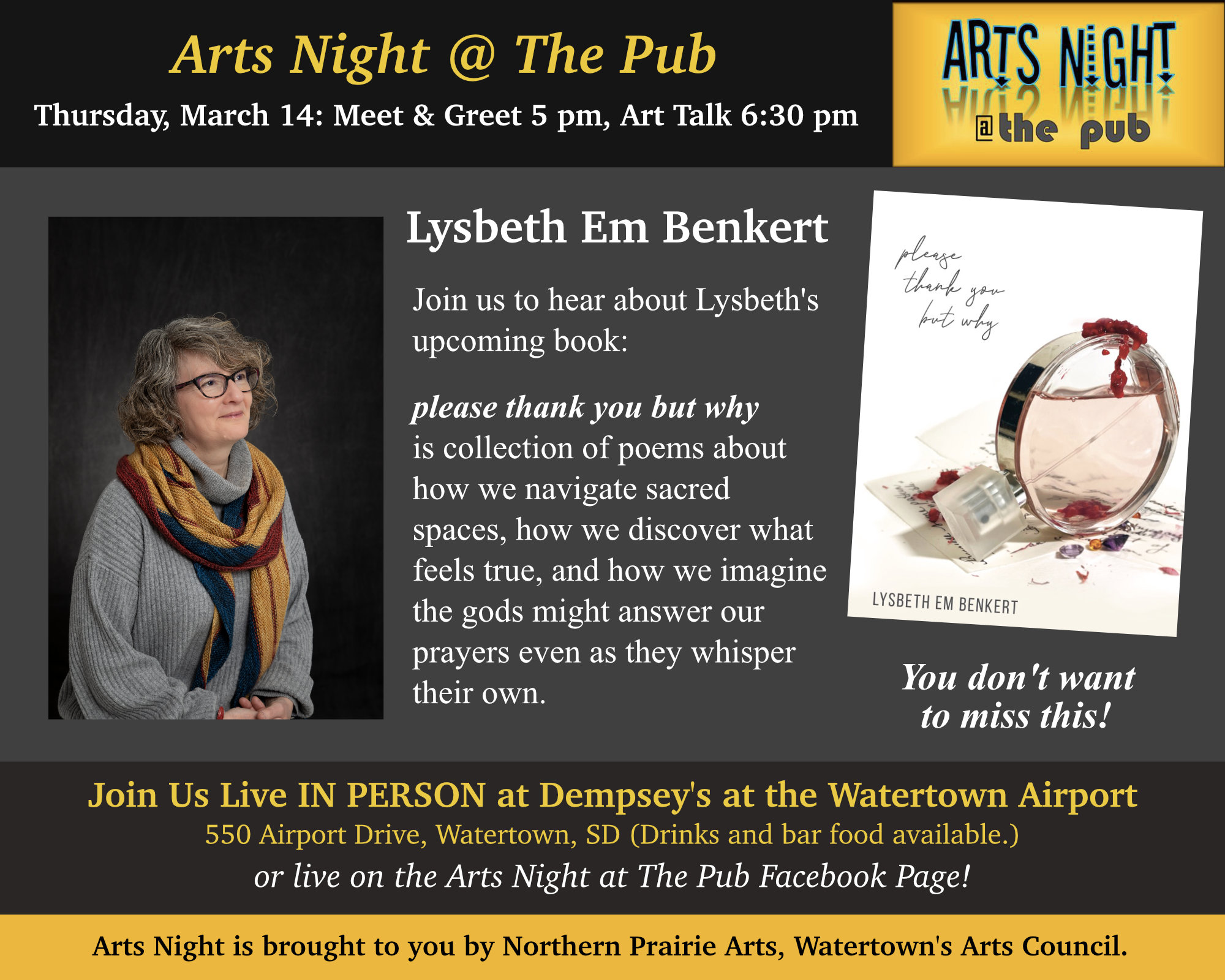 March Art's Night at the Pub