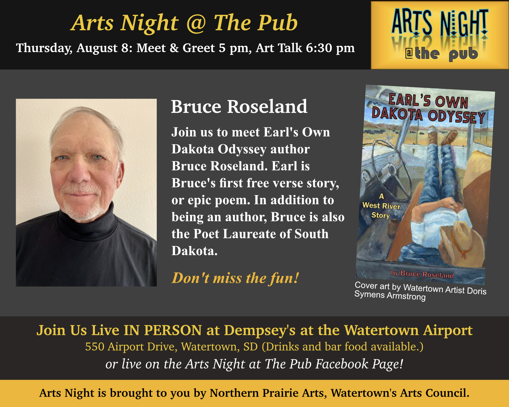 August Art's Night at the Pub