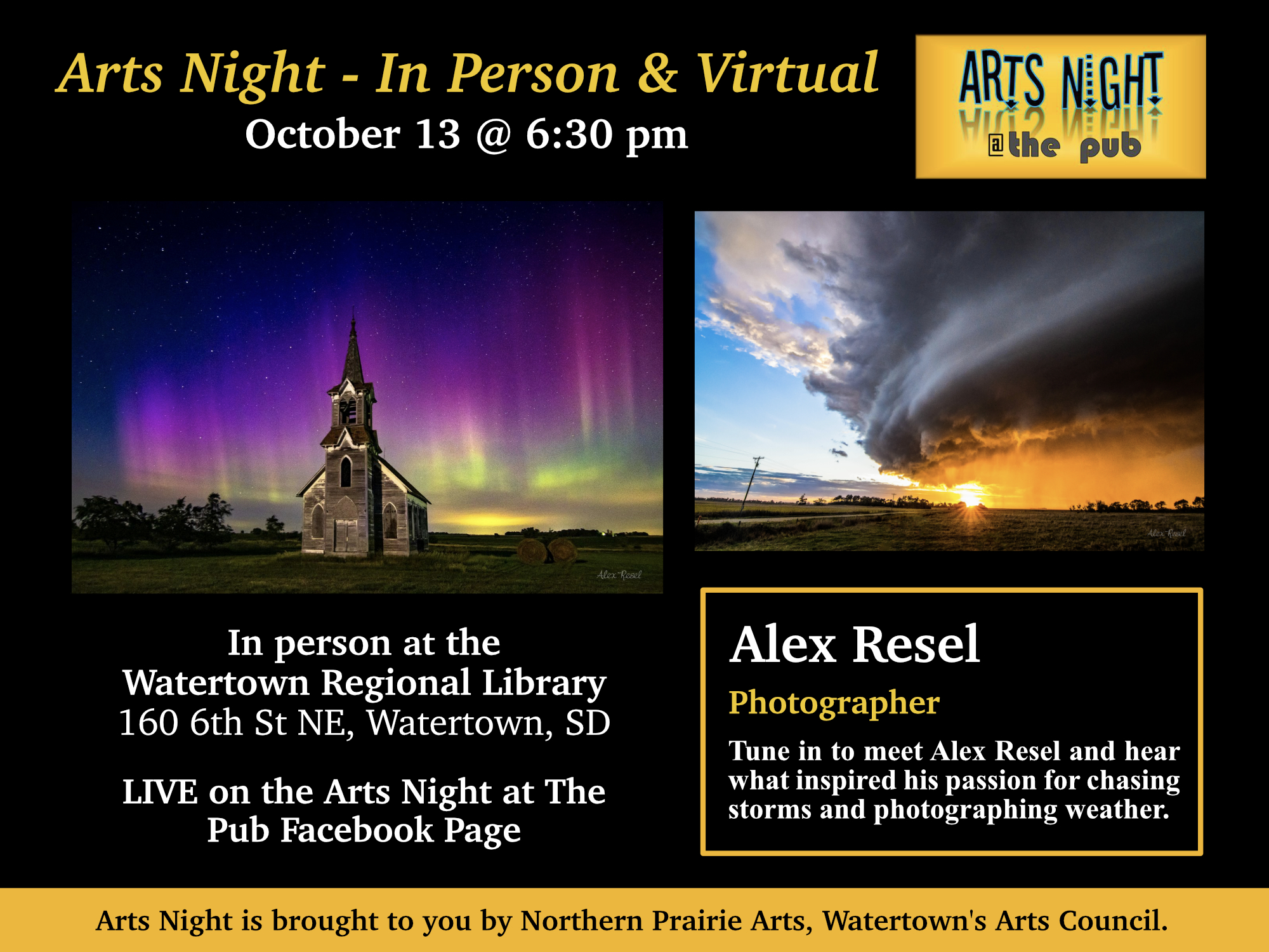 October Art's Night at the Pub