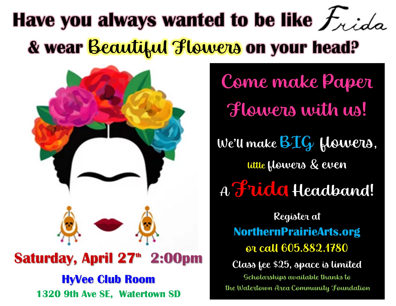 Paper Flowers: Frida Headband
